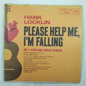 Hank Locklin – Please Help Me I’m Falling LP Mono RCA Victor LPM-2291 Canada